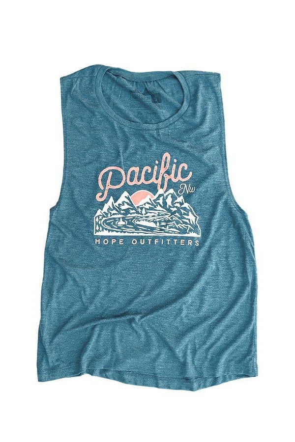 Ladies’ Muscle Tank — Hop To Vine Hustle