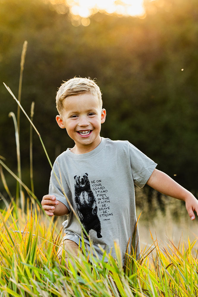 Youth Be Brave Bear Tee