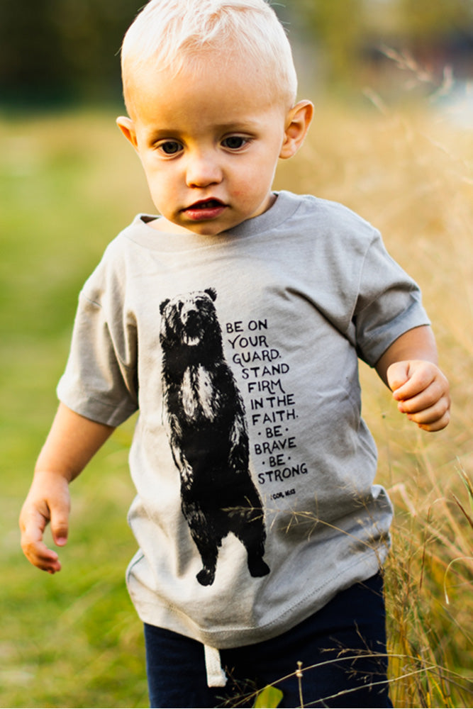 Brave Bear Toddler Tee