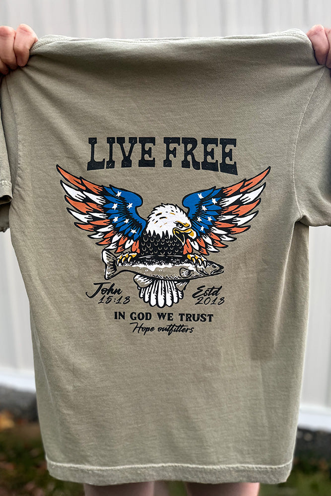 American Flag Eagle Tee