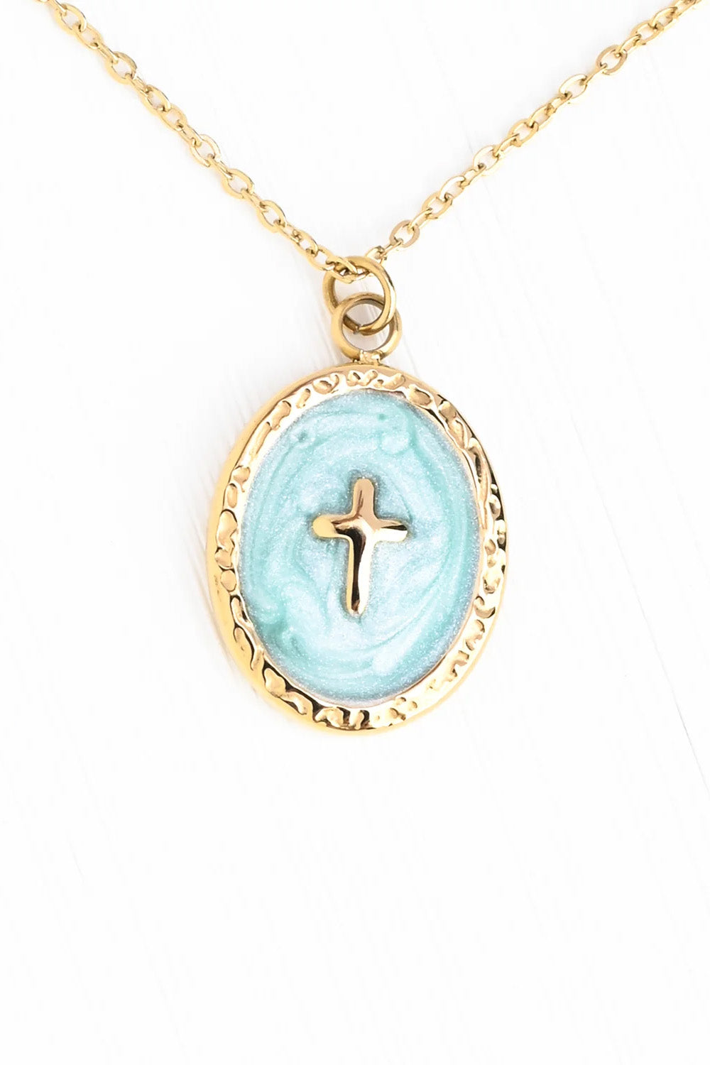 Turquoise Cross Necklace - Starfish Project