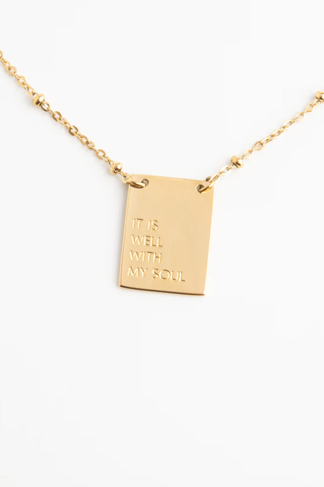 It Is Well Necklace