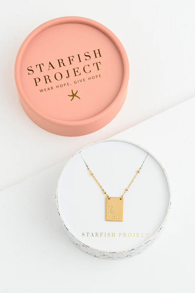 It Is Well Necklace - Starfish Project