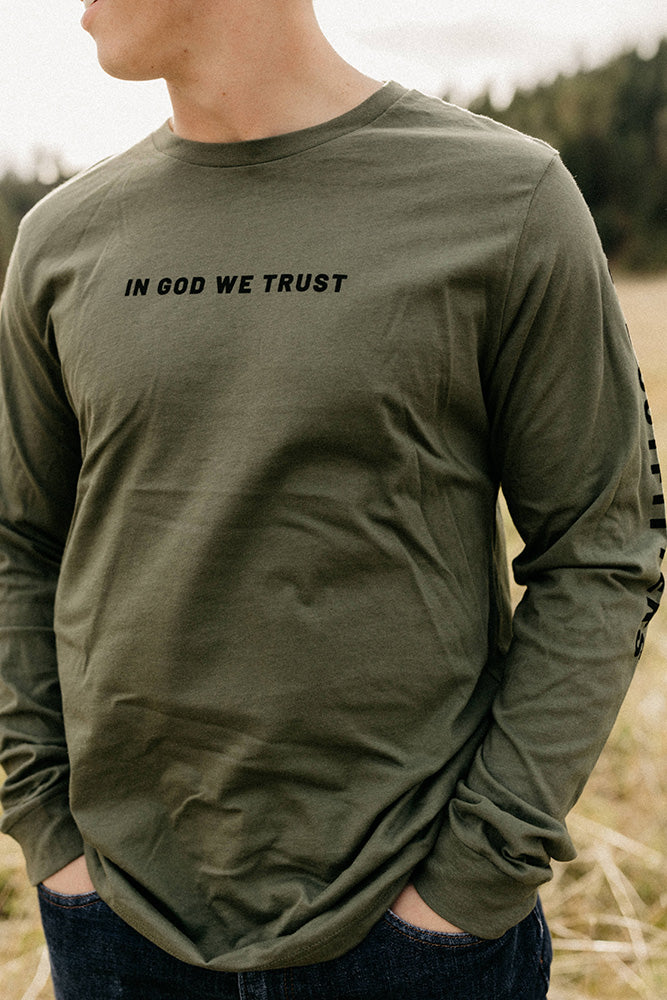 In God We Trust Longsleeve Tee