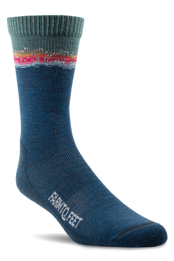 100% USA Made - Merino - Missoula Navy Crew Socks