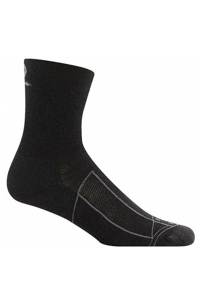 100% USA Made - 3/4  Black Greensboro Socks