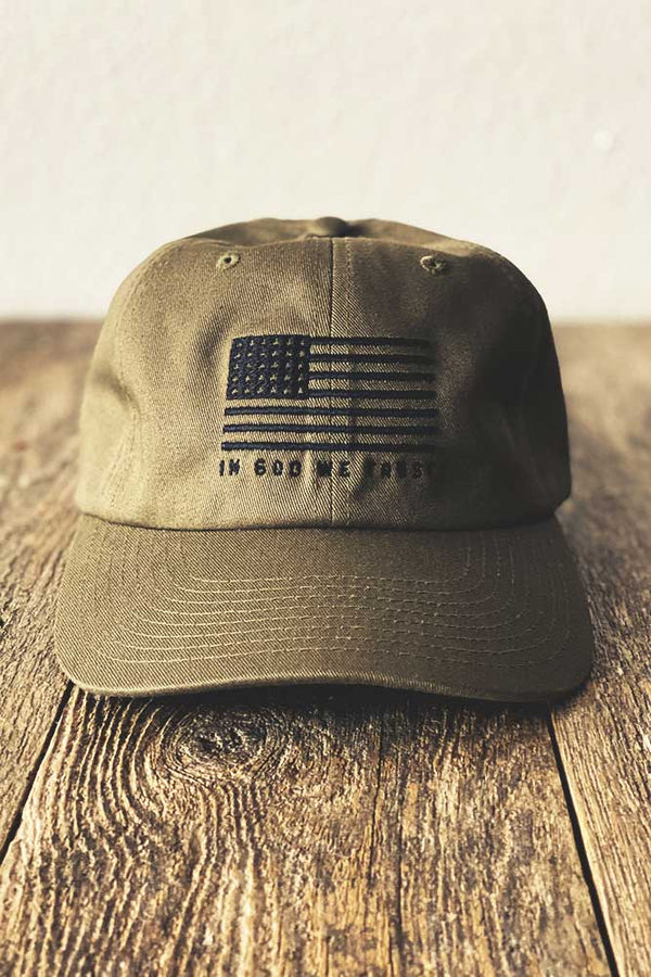 God We Trust Unstructured Hat - Hope Outfitters
